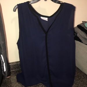 Navy tank top